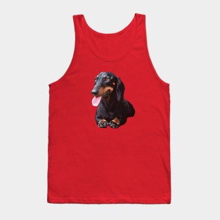 Dachshund Black and Tan Beauty Tank Top